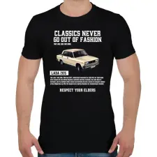 PRINTFASHION Lada 2105 - Férfi póló - Fekete férfi póló
