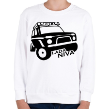 PRINTFASHION Lada Niva - Gyerek pulóver - Fehér gyerek pulóver, kardigán