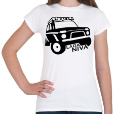 PRINTFASHION Lada Niva - Női póló - Fehér női póló