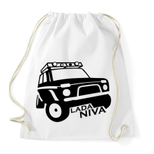 PRINTFASHION Lada Niva - Sportzsák, Tornazsák - Fehér tornazsák