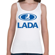 PRINTFASHION Lada - Női atléta - Fehér női trikó