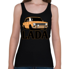 PRINTFASHION Lada - Női atléta - Fekete