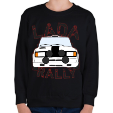 PRINTFASHION Lada rally - Gyerek pulóver - Fekete gyerek pulóver, kardigán
