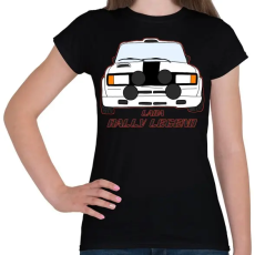 PRINTFASHION Lada rally legend - Női póló - Fekete