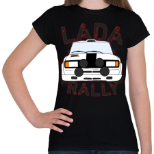 PRINTFASHION Lada rally - Női póló - Fekete női póló