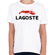 PRINTFASHION Lagoste - Gyerek póló - Fehér gyerek póló