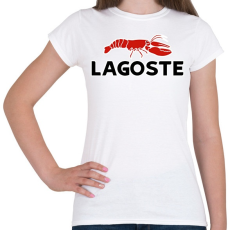 PRINTFASHION Lagoste - Női póló - Fehér