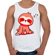 PRINTFASHION Lajhár  - Férfi atléta - Fehér