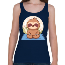 PRINTFASHION Lajhár jóga - Női atléta - Sötétkék