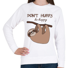 PRINTFASHION Lajhár  - Női pulóver - Fehér női pulóver, kardigán