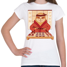 PRINTFASHION Lajhár sushival - Női póló - Fehér női póló