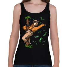 PRINTFASHION Lajhár táncos - Női atléta - Fekete női trikó