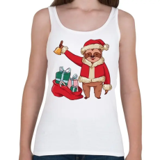PRINTFASHION Lajhár télapó - Női atléta - Fehér
