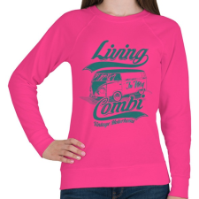 PRINTFASHION Lakókocsi - Női pulóver - Fukszia női pulóver, kardigán