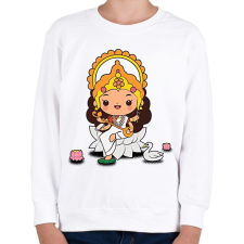 PRINTFASHION lakshmi04 - Gyerek pulóver - Fehér gyerek pulóver, kardigán