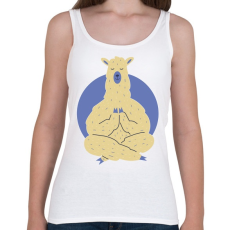 PRINTFASHION Láma GURU - Női atléta - Fehér