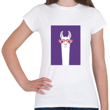 PRINTFASHION lamalogo - Női póló - Fehér női póló