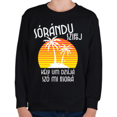 PRINTFASHION LAMBADA - Gyerek pulóver - Fekete