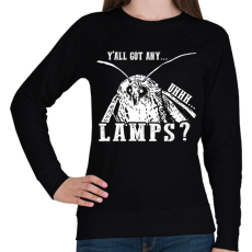 PRINTFASHION Lamps? - Női pulóver - Fekete