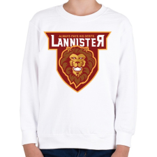 PRINTFASHION Lannister - Gyerek pulóver - Fehér gyerek pulóver, kardigán