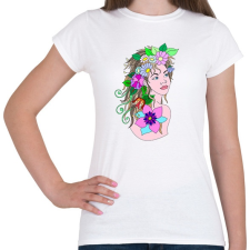 PRINTFASHION Lány - Női póló - Fehér női póló