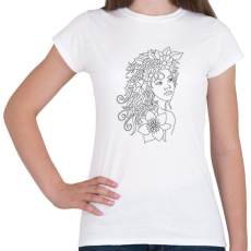 PRINTFASHION Lány - Női póló - Fehér