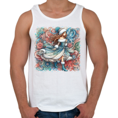 PRINTFASHION Lány téli hangulatban - Férfi atléta - Fehér
