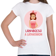 PRINTFASHION Lánybúcsú a láthatáron - Női póló - Fehér női póló