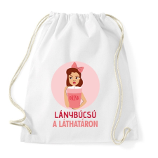 PRINTFASHION Lánybúcsú a láthatáron - Sportzsák, Tornazsák - Fehér tornazsák
