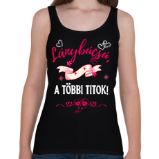 PRINTFASHION Lánybúcsú, a többi titok - Női atléta - Fekete