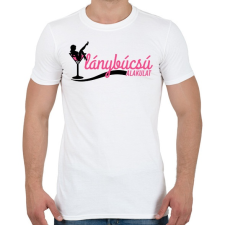 PRINTFASHION Lánybúcsú alakulat - Férfi póló - Fehér férfi póló