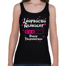 PRINTFASHION Lánybúcsú alakulat Party folyamatban - Női atléta - Fekete