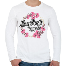 PRINTFASHION Lánybúcsú csapat - Férfi hosszú ujjú póló - Fehér