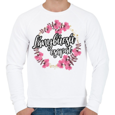 PRINTFASHION Lánybúcsú csapat - Férfi pulóver - Fehér