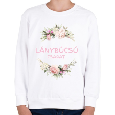 PRINTFASHION Lánybúcsú csapat - Gyerek pulóver - Fehér gyerek pulóver, kardigán