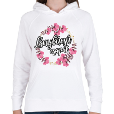 PRINTFASHION Lánybúcsú csapat - Női kapucnis pulóver - Fehér női pulóver, kardigán