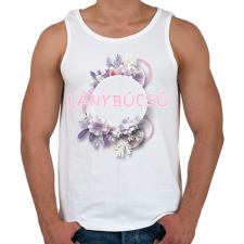 PRINTFASHION Lánybúcsú - Férfi atléta - Fehér atléta, trikó