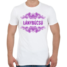 PRINTFASHION Lánybúcsú - Férfi póló - Fehér