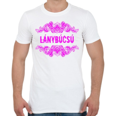 PRINTFASHION Lánybúcsú - Férfi póló - Fehér