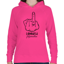 PRINTFASHION Lánybúcsú folyamatban - lánybúcsús póló a csapatnak - Női kapucnis pulóver - Fukszia női pulóver, kardigán