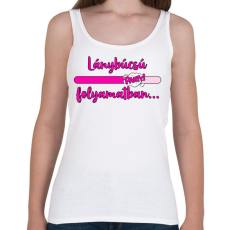 PRINTFASHION Lánybúcsú folyamatban - Női atléta - Fehér