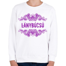 PRINTFASHION Lánybúcsú - Gyerek pulóver - Fehér gyerek pulóver, kardigán