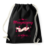 PRINTFASHION Lánybúcsú menyasszony pink - Sportzsák, Tornazsák - Fekete