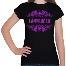 PRINTFASHION Lánybúcsú - Női póló - Fekete