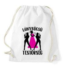 PRINTFASHION Lánybúcsú testőrség - Sportzsák, Tornazsák - Fehér tornazsák