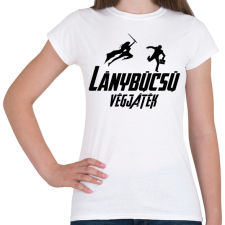PRINTFASHION Lánybúcsú végjátek - Női póló - Fehér női póló