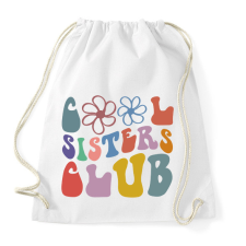 PRINTFASHION Lánytestvér klub - Sportzsák, Tornazsák - Fehér tornazsák