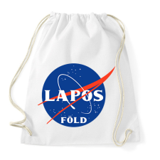 PRINTFASHION Lapos-föld - Sportzsák, Tornazsák - Fehér tornazsák