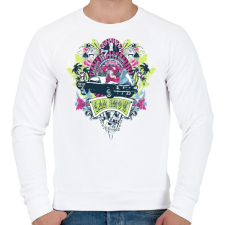 PRINTFASHION Las Vegas-i Autószalon - Férfi pulóver - Fehér férfi pulóver, kardigán