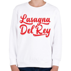 PRINTFASHION Lasagna - Gyerek pulóver - Fehér